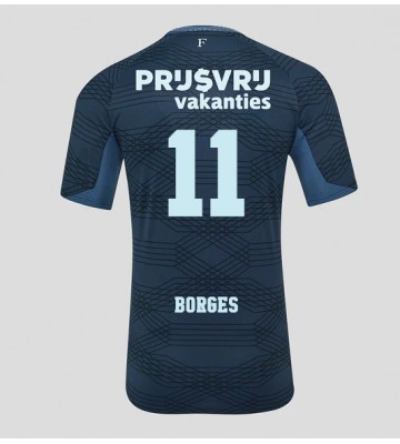 Feyenoord Goncalo Borges #11 Udebanetrøje 2025-26 Kortærmet